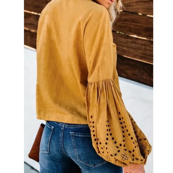 Bell Sleeve Knot Blouse - Picture 3 of 3